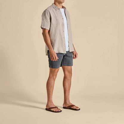 OluKai Deals | Mea Ola Men's Leather Sandals - Tan / Dark Java