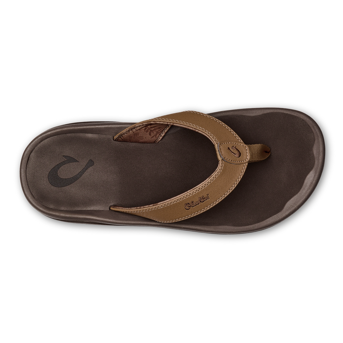 OluKai Quality | ‘Ohana Men's Best Selling Beach Sandals - Tan / Dark Java