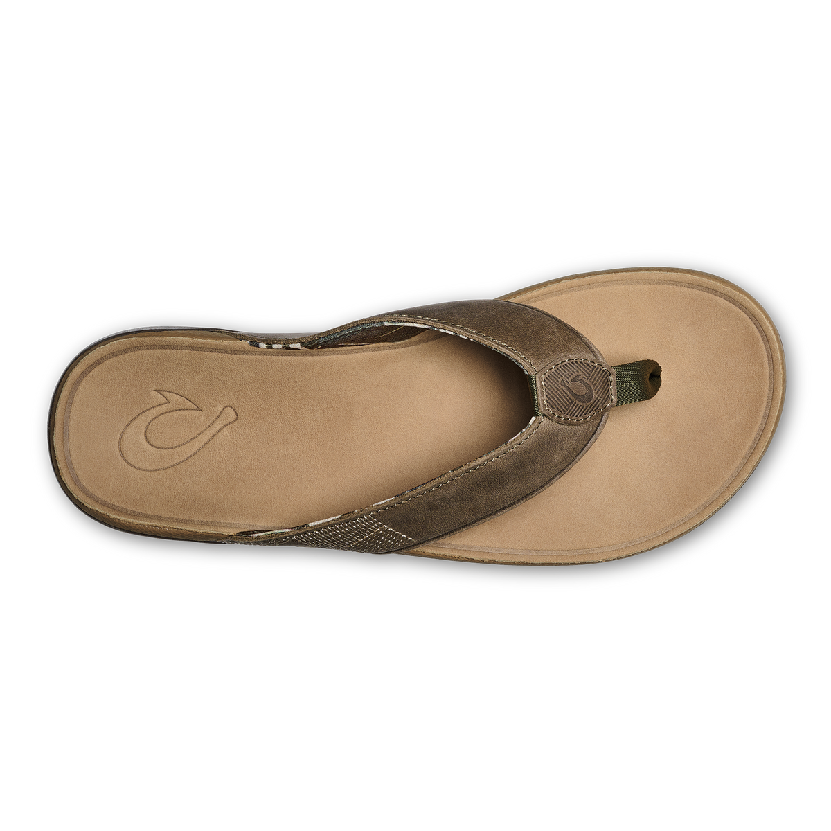 OluKai Deals | Tuahine Men's Waterproof Leather Beach Sandals - Hunter