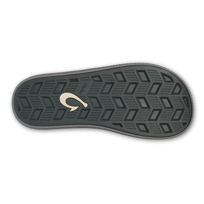 OluKai Featured | Ulele Men's Beach Sandals - Blue Depth / Charcoal
