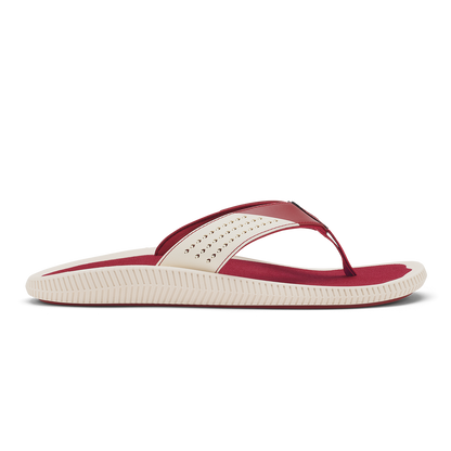 OluKai Quality | Ulele - Off White / Deep Red