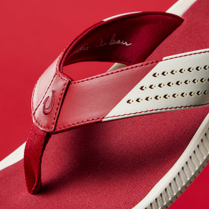OluKai Quality | Ulele - Off White / Deep Red