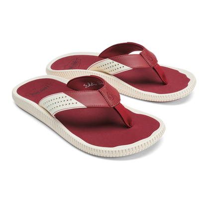 OluKai Quality | Ulele - Off White / Deep Red