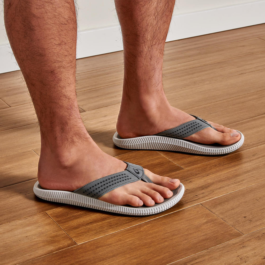 OluKai Special Offer | Ulele Men's Water-Ready Beach Sandals - Stone