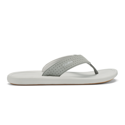 OluKai Sale | Ki‘i Men’s Water Ready Beach Sandals - Ash / Sterling