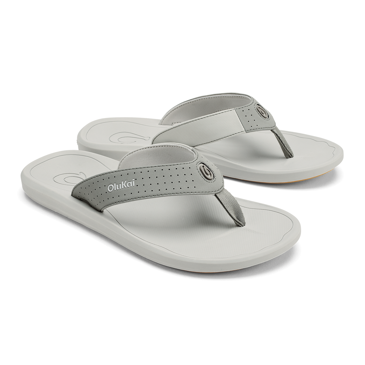 OluKai Sale | Ki‘i Men’s Water Ready Beach Sandals - Ash / Sterling