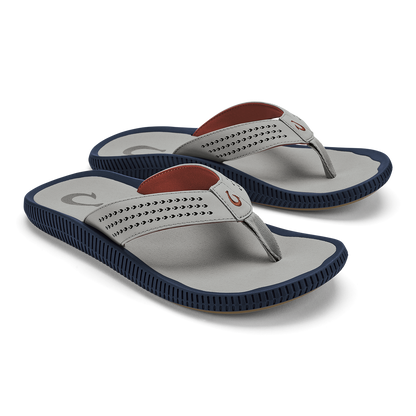 OluKai Trusted | Ulele Men's Beach Sandals - Ash