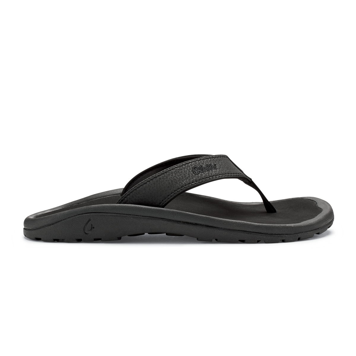 OluKai Customer Favorite | ‘Ohana Men's Best Selling Beach Sandals - Black