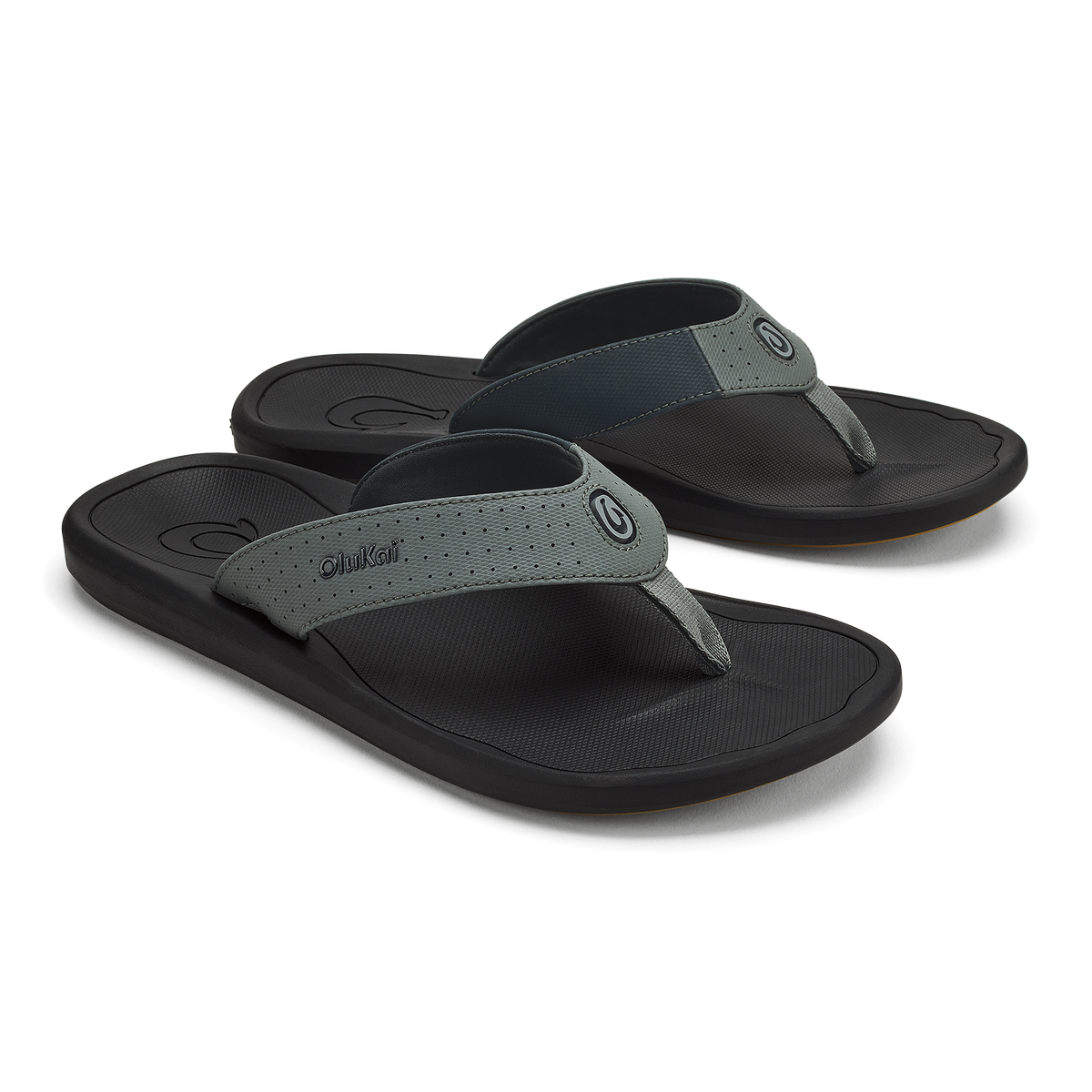 OluKai Quality | Ki‘i Men’s Water Ready Beach Sandals - Rock / Lava Rock