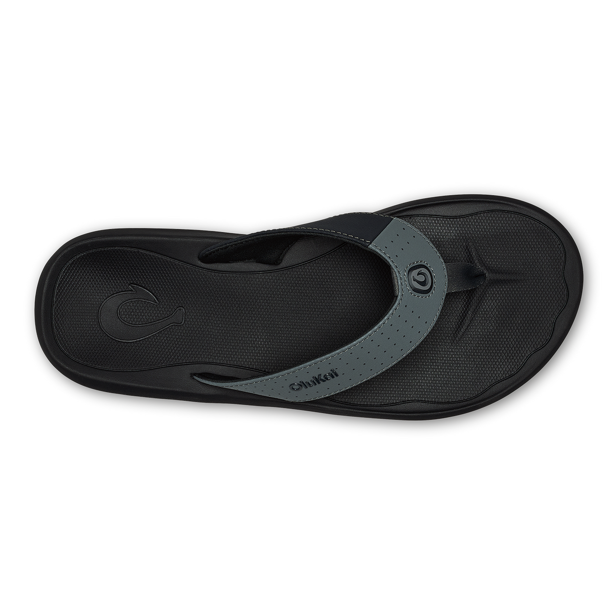OluKai Quality | Ki‘i Men’s Water Ready Beach Sandals - Rock / Lava Rock