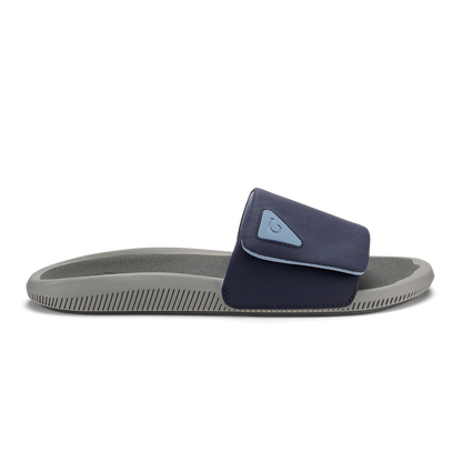 OluKai Value | Ulele Slide - Blue Depth / Charcoal