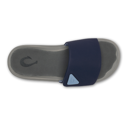 OluKai Value | Ulele Slide - Blue Depth / Charcoal