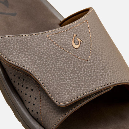 OluKai Special Offer | Nalu Slide Men's Beach Slide Sandals - Dark Java