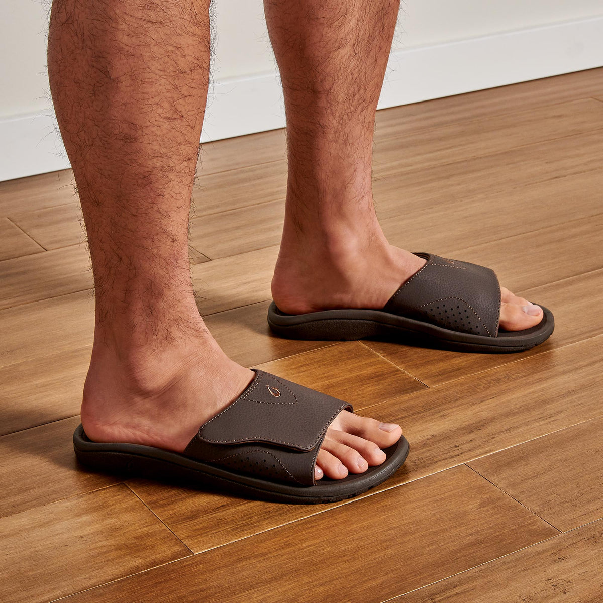 OluKai Special Offer | Nalu Slide Men's Beach Slide Sandals - Dark Java