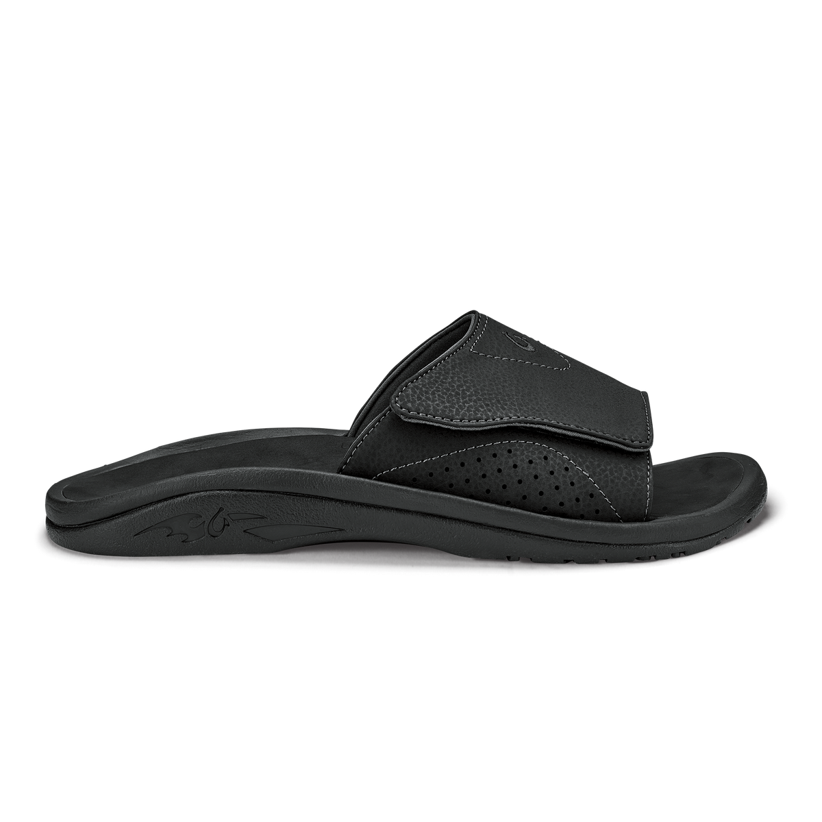 OluKai Special Offer | Nalu Slide Men's Beach Slide Sandals - Black