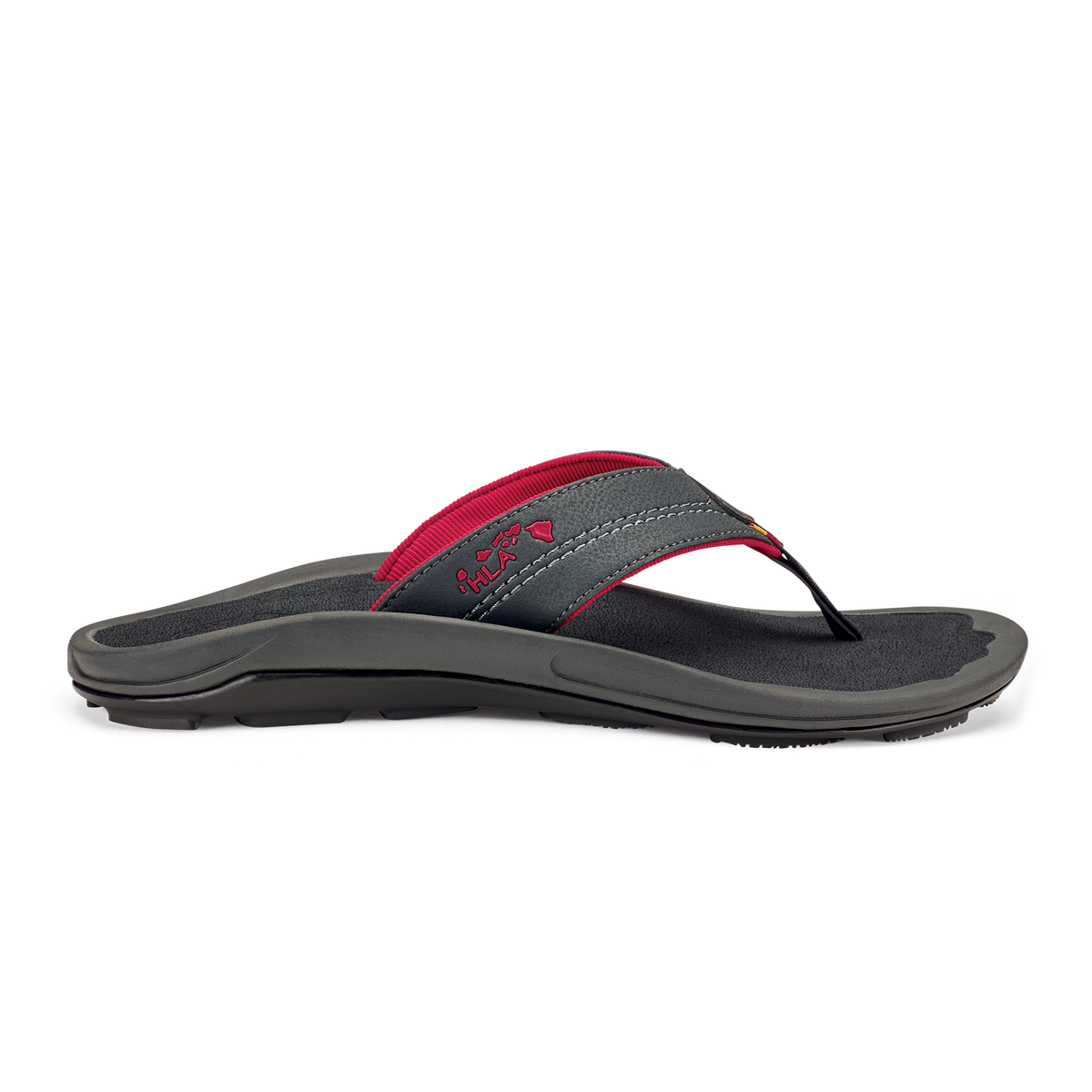 OluKai Best Seller | Kīpī Men’s Comfortable Beach Sandals - Dark Shadow