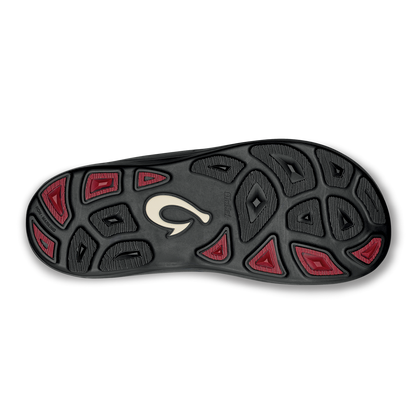 OluKai Best Seller | Kīpī Men’s Comfortable Beach Sandals - Dark Shadow