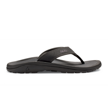 OluKai Deals | OluKai ‘Ohana - Black / Dark Shadow | Men's Beach Sandals