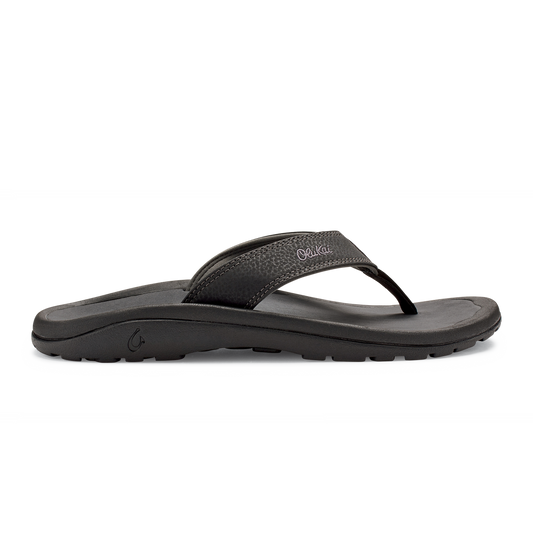 OluKai Deals | OluKai ‘Ohana - Black / Dark Shadow | Men's Beach Sandals