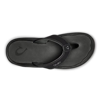 OluKai Deals | OluKai ‘Ohana - Black / Dark Shadow | Men's Beach Sandals
