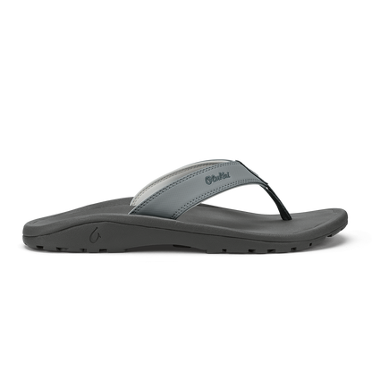 OluKai Trusted | ‘Ohana Men's Best Selling Beach Sandals - Ash / Rock