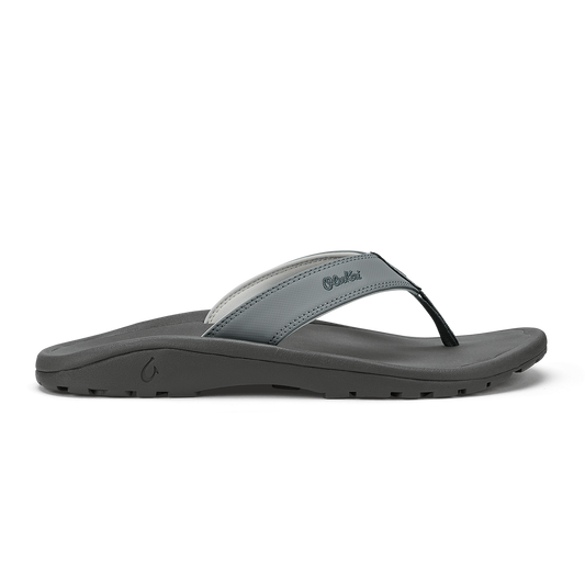OluKai Trusted | ‘Ohana Men's Best Selling Beach Sandals - Ash / Rock