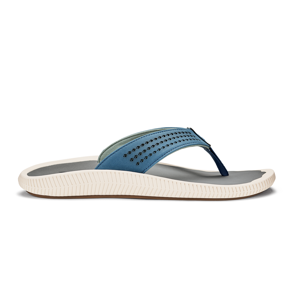 OluKai Special Offer | Ulele Men's Beach Sandals - Slate Blue / Charcoal