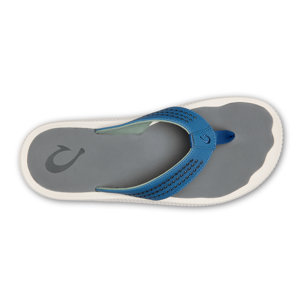 OluKai Special Offer | Ulele Men's Beach Sandals - Slate Blue / Charcoal