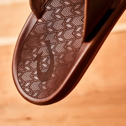 OluKai Value | ‘Ilikai Men‘s Leather Sandals - Toffee