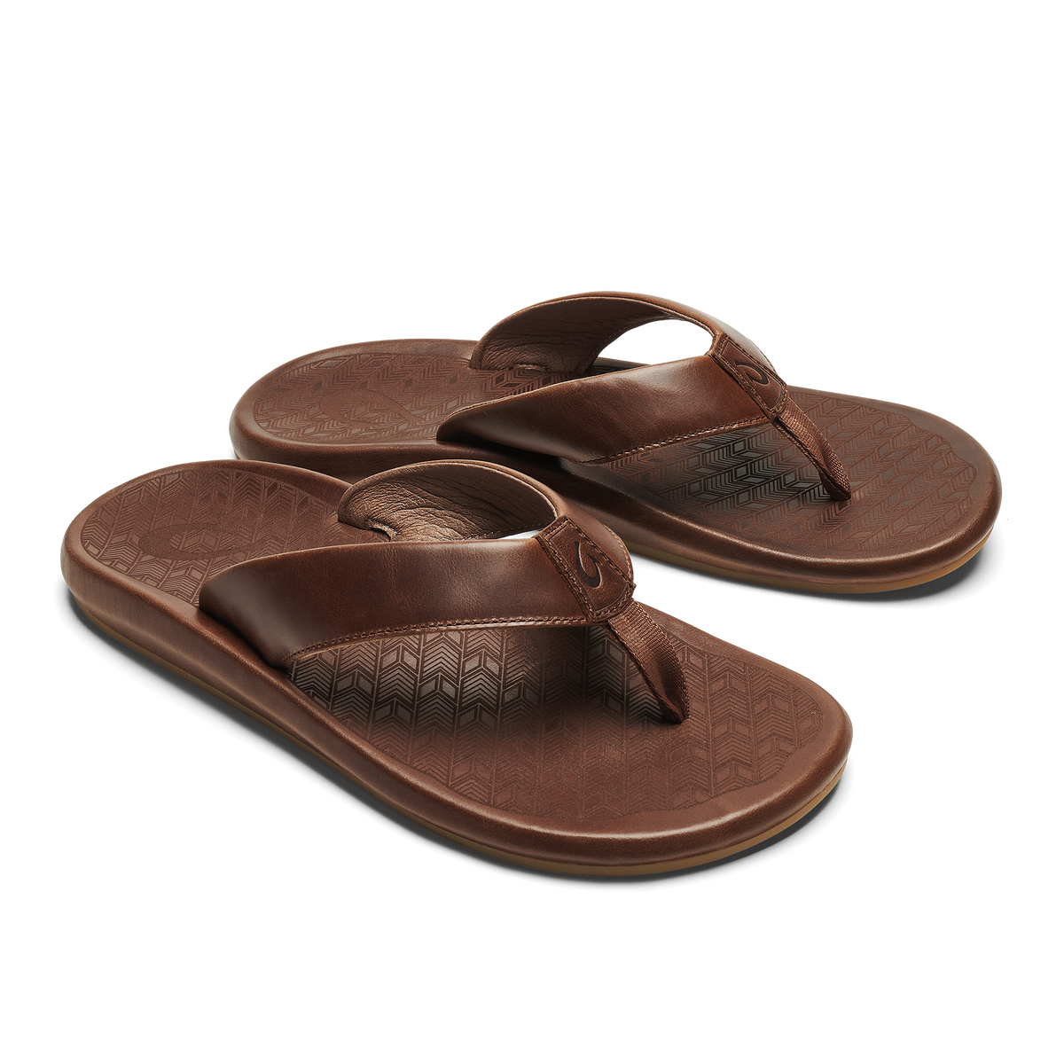 OluKai Value | ‘Ilikai Men‘s Leather Sandals - Toffee