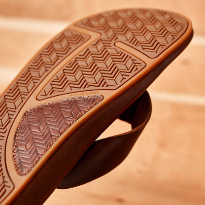 OluKai Value | ‘Ilikai Men‘s Leather Sandals - Toffee