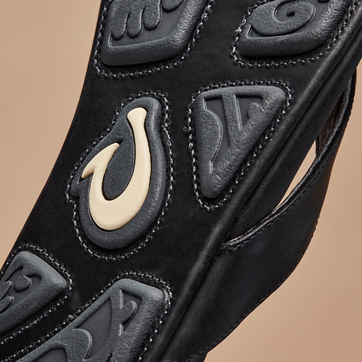 OluKai Great Value | Mekila Men's Full-Grain Leather Beach Sandals - Black