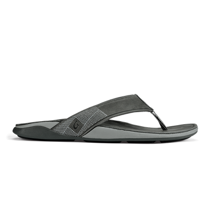 OluKai Value | Tuahine Men's Waterproof Leather Beach Sandals - Lagoon