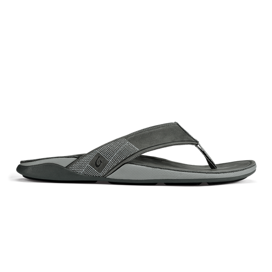 OluKai Value | Tuahine Men's Waterproof Leather Beach Sandals - Lagoon