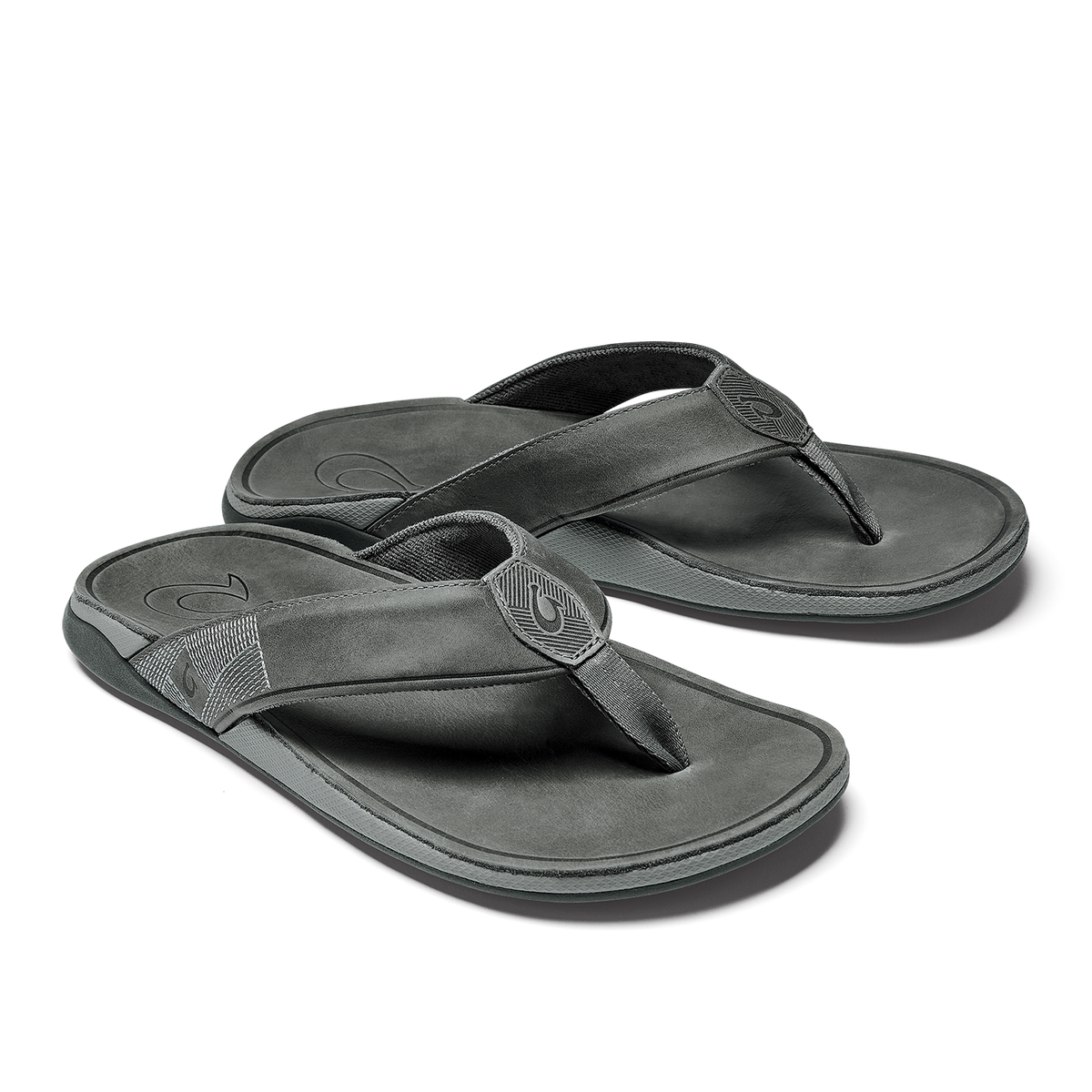 OluKai Value | Tuahine Men's Waterproof Leather Beach Sandals - Lagoon