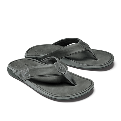 OluKai Value | Tuahine Men's Waterproof Leather Beach Sandals - Lagoon