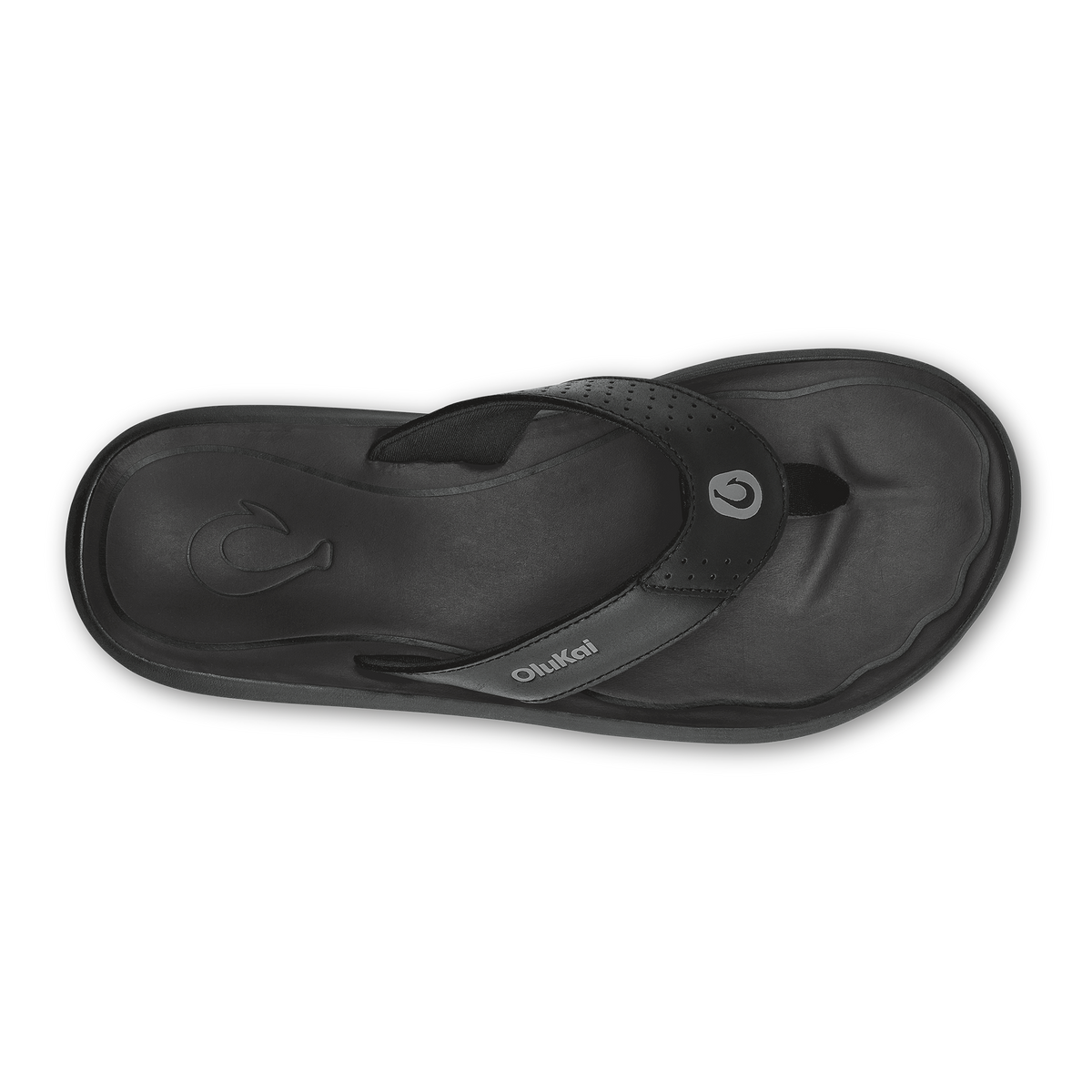 OluKai Classic | Pili Men’s Waterproof Leather Sandals - Lava Rock