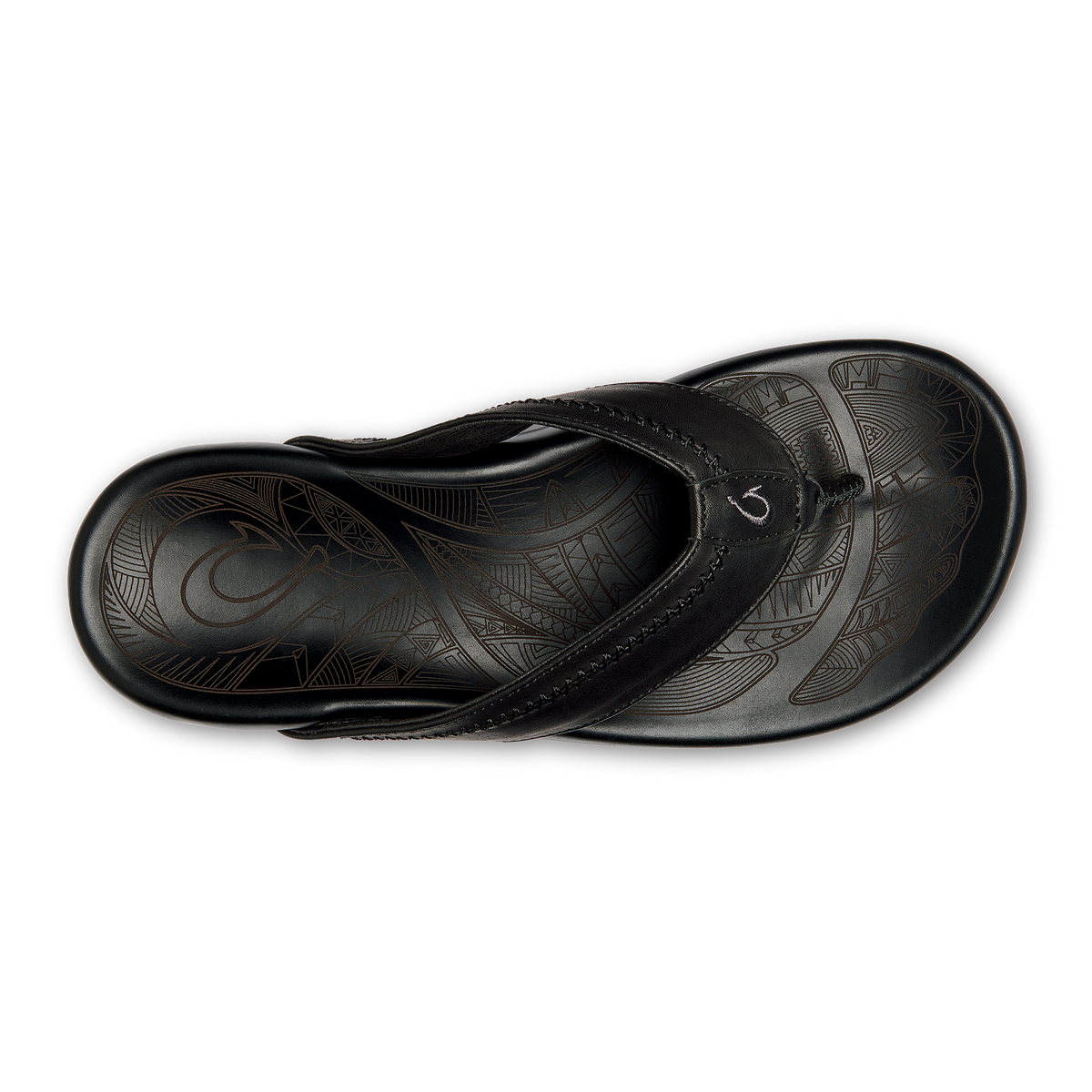 OluKai Quality | Hiapo - Lava Rock Men’s Leather Beach Sandals