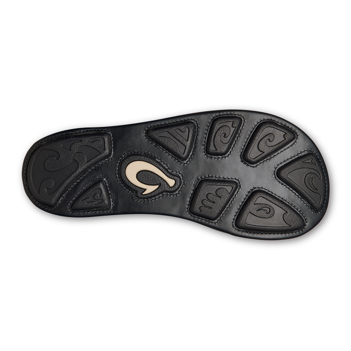 OluKai Quality | Hiapo - Lava Rock Men’s Leather Beach Sandals