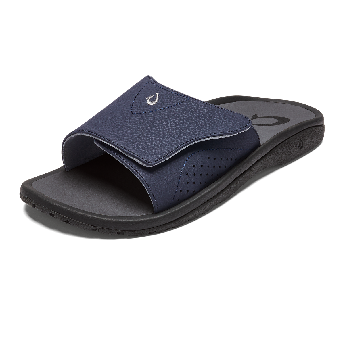 OluKai Smart Buy | OluKai Nalu Slide - Trench Blue / Charcoal | Men's Sandals