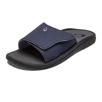 OluKai Smart Buy | OluKai Nalu Slide - Trench Blue / Charcoal | Men's Sandals