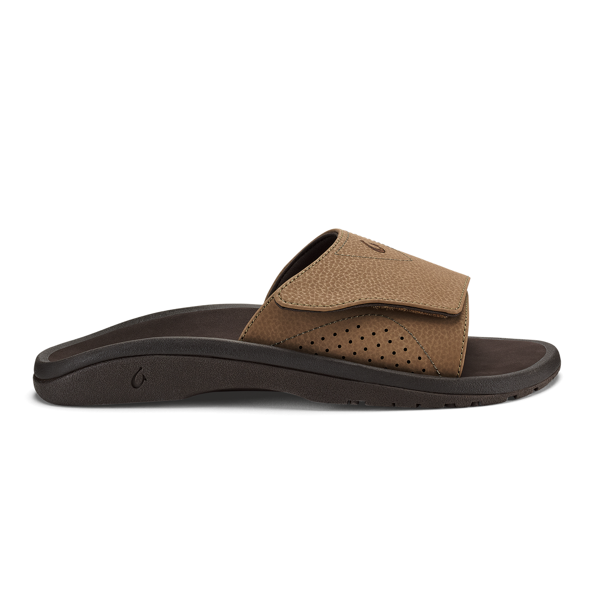 OluKai Sale | Nalu Slide - Tan / Dk Java