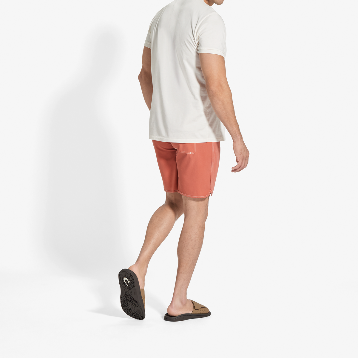 OluKai Sale | Nalu Slide - Tan / Dk Java