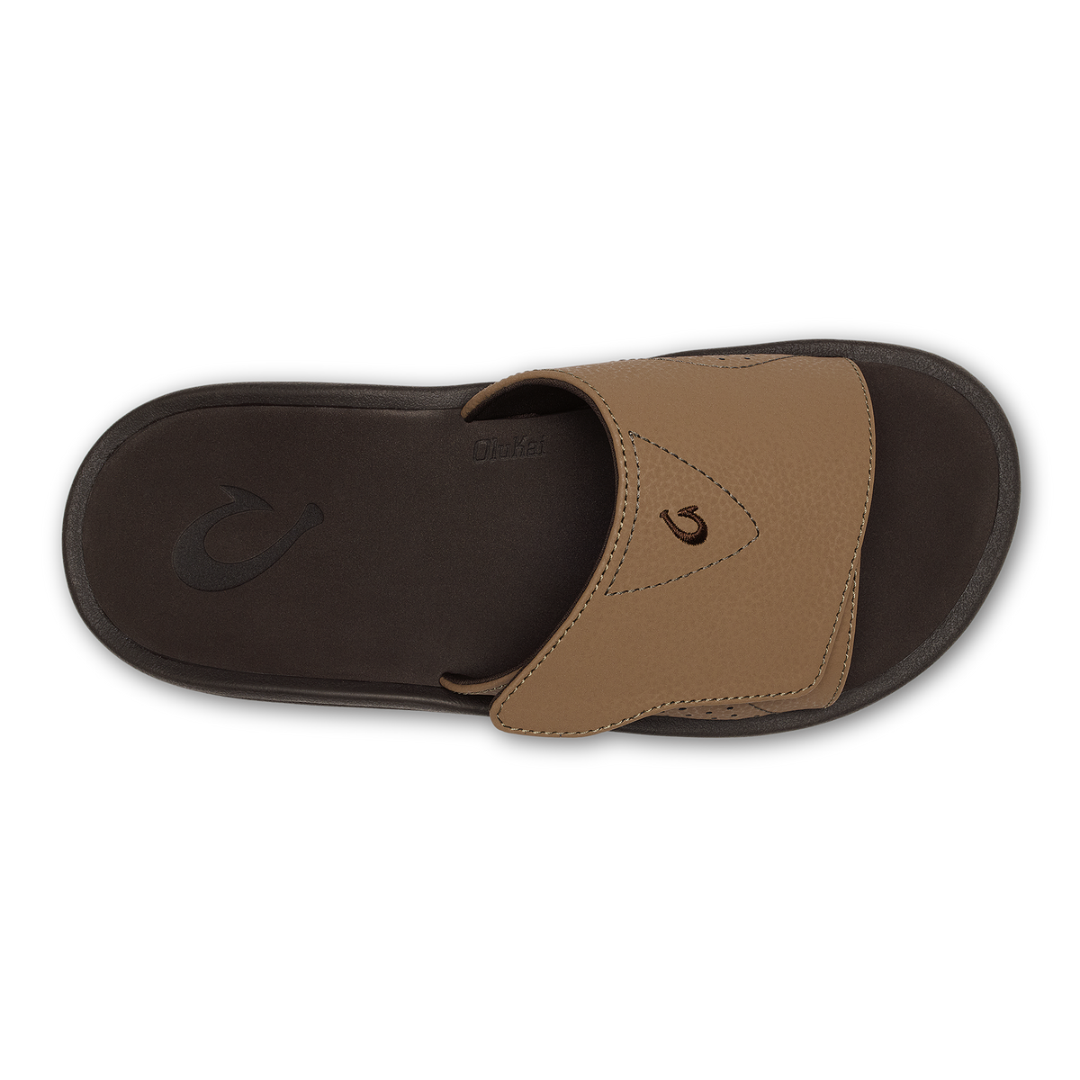 OluKai Sale | Nalu Slide - Tan / Dk Java