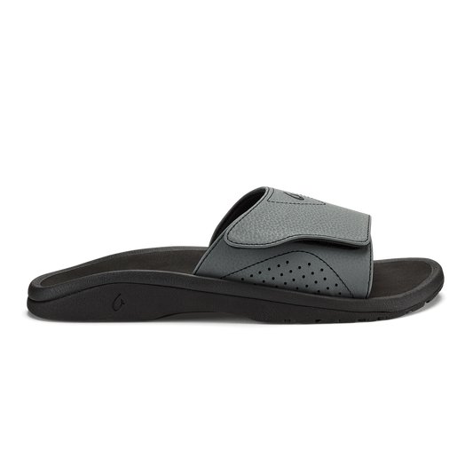 OluKai Best Price | Nalu Slide - Rock / Black