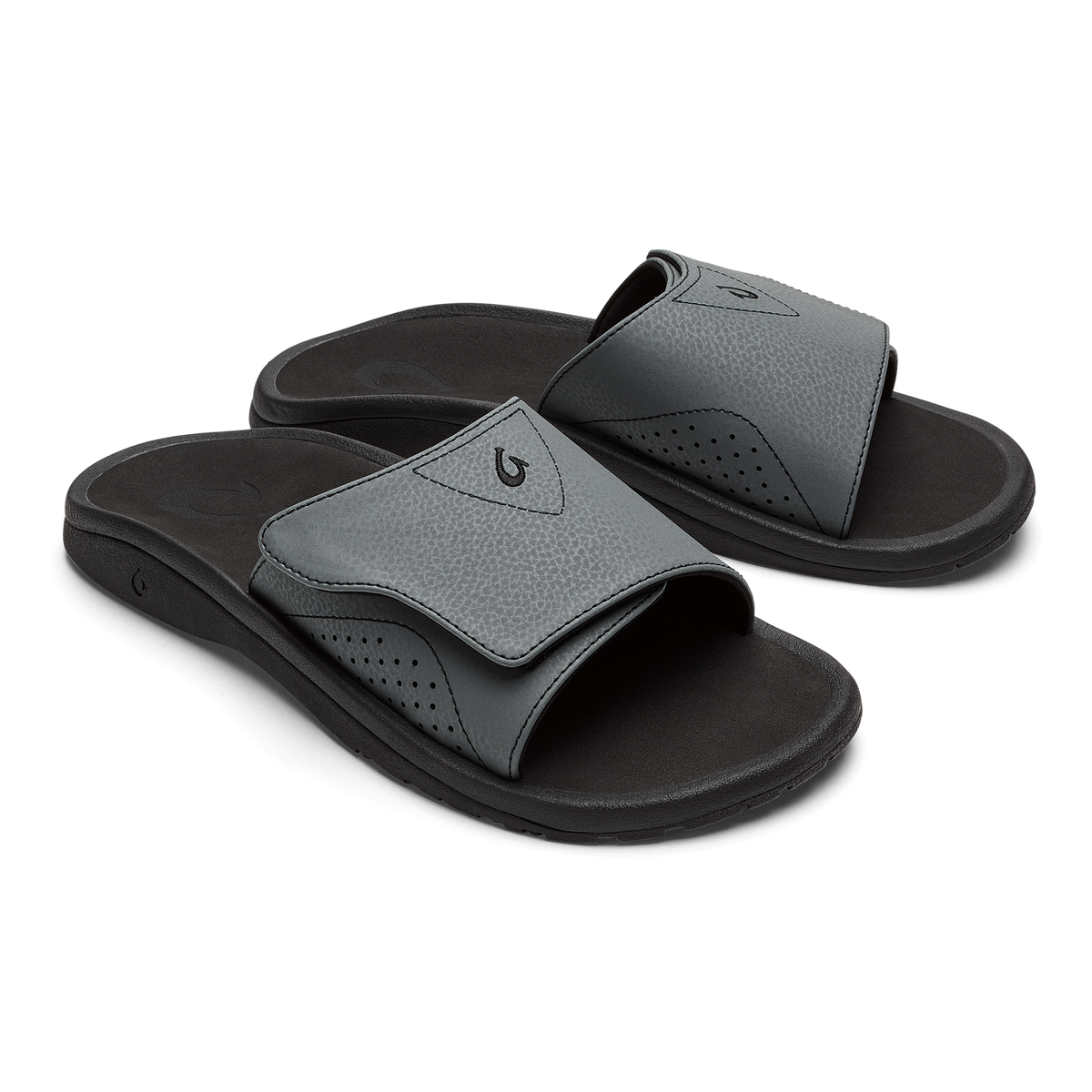 OluKai Best Price | Nalu Slide - Rock / Black
