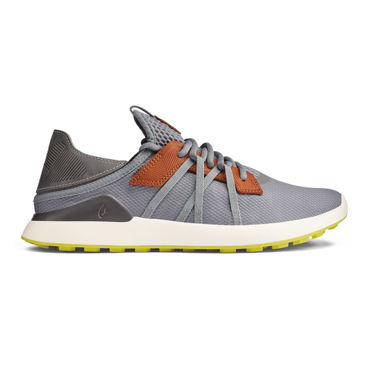OluKai Smart Buy | Manele Men’s Breathable Golf Shoes - Poi / Charcoal