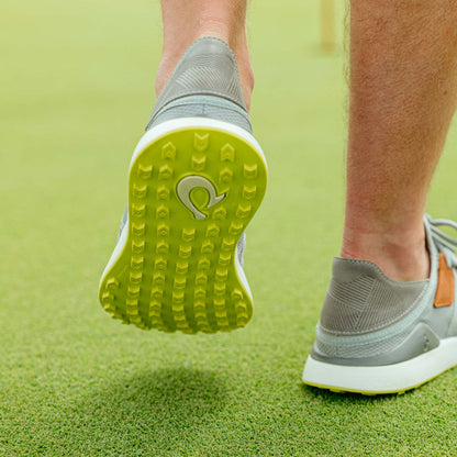 OluKai Smart Buy | Manele Men’s Breathable Golf Shoes - Poi / Charcoal