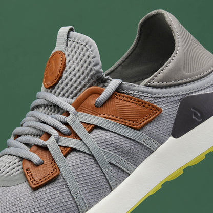 OluKai Smart Buy | Manele Men’s Breathable Golf Shoes - Poi / Charcoal