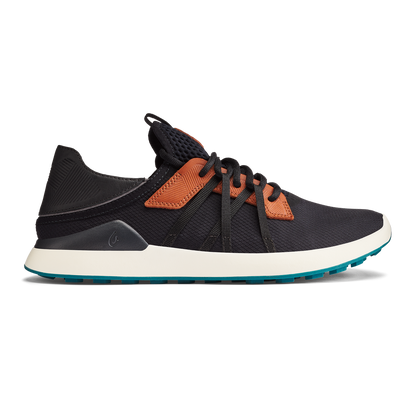 OluKai Discount | Manele Men’s Breathable Golf Shoes - Black / Dark Shadow